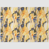 Papier Mousseline Papier Tissu De Chat Abstrait (Recto)