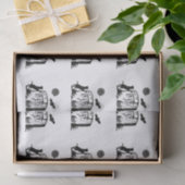 Papier Mousseline Papier Tissu de chat noir en jeu (Cadeau)