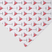 Papier Mousseline Papier Tissu De Cocktails Du Midsiècle (Détail)