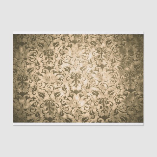 Papier Mousseline Papier Tissu de conception Damas (Recto)