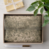 Papier Mousseline Papier Tissu de conception Damas (Cadeau)