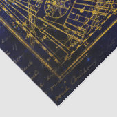 Papier Mousseline papier tissu de constellation d'orion (Détail)