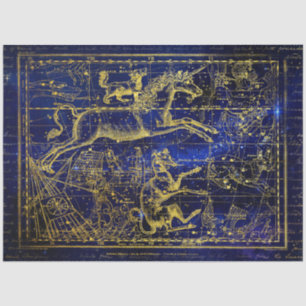 Papier Mousseline papier tissu de constellation d'orion