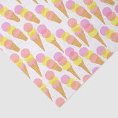 Papier Mousseline Papier Tissu De Crème De Glace (Détail)