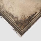 Papier Mousseline Papier Tissu de découpage Cheval Brown noir (Détail)