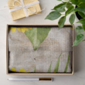 Papier Mousseline Papier Tissu de découpage de bouquet de tournesol (Cadeau)