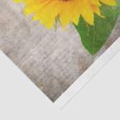 Papier Mousseline Papier Tissu de découpage de bouquet de tournesol (Détail)