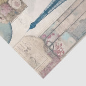 Papier Mousseline Papier Tissu De Découpage De Collage Tour Eiffel (Détail)