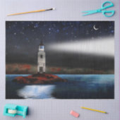 Papier Mousseline Papier Tissu de découpage de nuit de phare (Artisanat)