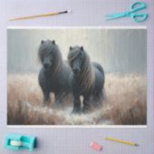 Papier Mousseline Papier Tissu De Découpage De Temps D'Hiver De Shet (Artisanat)