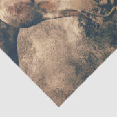 Papier Mousseline Papier Tissu de découpage des chevaux d'aquarelle (Détail)