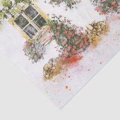 Papier Mousseline Papier Tissu De Découpage Fleurs De Fenêtres vinta (Détail)