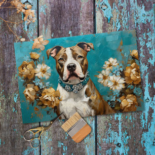 Papier Mousseline Papier Tissu De Découpage Pit Bull