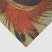 Papier Mousseline Papier Tissu De Découpage Portrait Américain (Détail)