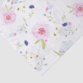 Papier Mousseline papier tissu de fleurs de printemps (Détail)