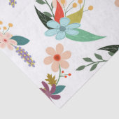 Papier Mousseline papier tissu de fleurs de printemps (Détail)