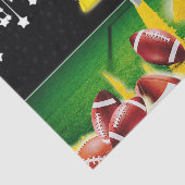 Papier Mousseline Papier Tissu de FOOTBALL DU DIMANCHE SOIR (Détail)