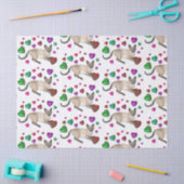 Papier Mousseline Papier Tissu de Kitten Hearts (Artisanat)
