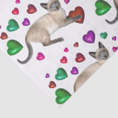 Papier Mousseline Papier Tissu de Kitten Hearts (Détail)