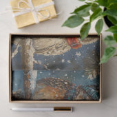 Papier Mousseline Papier Tissu de la Chouette de Noël (Cadeau)