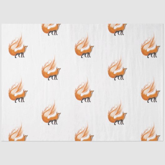 Papier Mousseline Papier Tissu de la Fox Guardian (Recto)