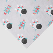 Papier Mousseline Papier Tissu De La Partie De Bowling (Détail)