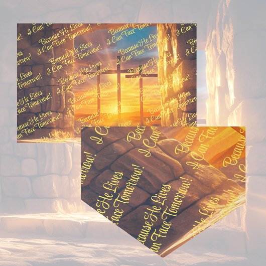 Papier Mousseline Papier Tissu de la résurrection de Pâques