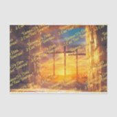 Papier Mousseline Papier Tissu de la résurrection de Pâques (Recto)