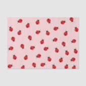 Papier Mousseline Papier Tissu De Ladybug Rose (Recto)