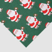 Papier Mousseline Papier Tissu de Noël de baseball (Détail)