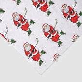 Papier Mousseline Papier Tissu de Noël de Hockey (Détail)