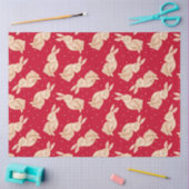 Papier Mousseline Papier Tissu De Noël Lapin Cute (Artisanat)