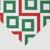 Papier Mousseline Papier Tissu de Noël Meander (Détail)