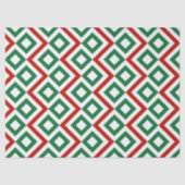 Papier Mousseline Papier Tissu de Noël Meander (Recto)