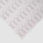 Papier Mousseline Papier Tissu de Noël - Rennes (Détail)