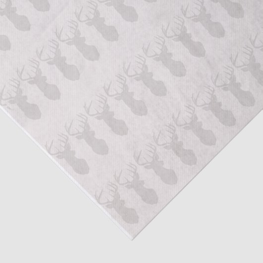 Papier Mousseline Papier Tissu de Noël - Rennes (Détail)