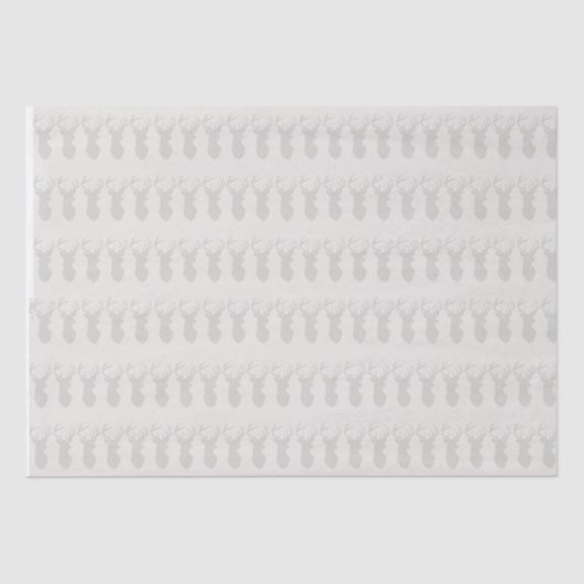 Papier Mousseline Papier Tissu de Noël - Rennes (Recto)