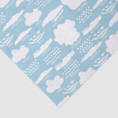 Papier Mousseline Papier Tissu De Nuages Mignons (Détail)