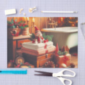 Papier Mousseline Papier Tissu de salon de Noël (Artisanat)