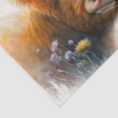 Papier Mousseline Papier Tissu de veau bébé Highland (Détail)