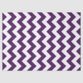 Papier Mousseline Papier Tissu de Zigzag violet et blanc (Recto)