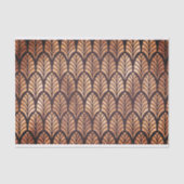 Papier Mousseline Papier Tissu Découpage Art Déco Bronze (Recto)