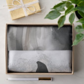 Papier Mousseline Papier Tissu Découpage couleur d'aquarelle noir (Cadeau)