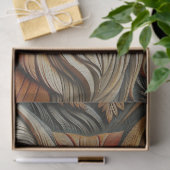 Papier Mousseline Papier Tissu Découpage Renard en bois (Cadeau)