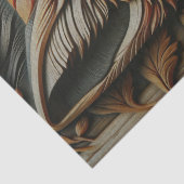 Papier Mousseline Papier Tissu Découpage Renard en bois (Détail)