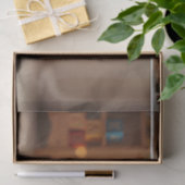 Papier Mousseline Papier Tissu Découpage Tiger Cute (Cadeau)