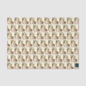 Papier Mousseline Papier Tissu d'écureuil de Noël (Recto)