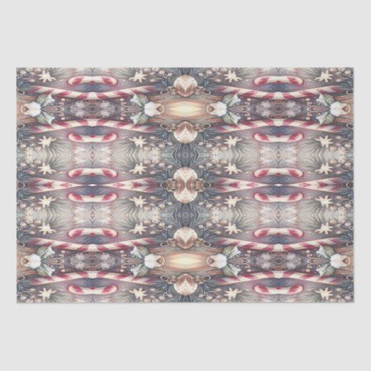 Papier Mousseline Papier Tissu Des Fêtes D'Hiver (Recto)