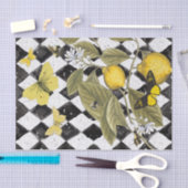 Papier Mousseline Papier Tissu d'explosion jaune (Artisanat)