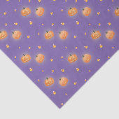 Papier Mousseline Papier Tissu D'Halloween Jack-o'-lantern (Détail)